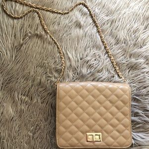 Tan Mini Crossbody Bag